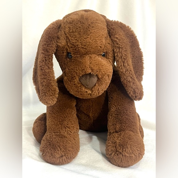Animal Adventure Chocolate Brown Plush 16” Puppy Dog Children’s Stuffed Animal - Picture 2 of 16